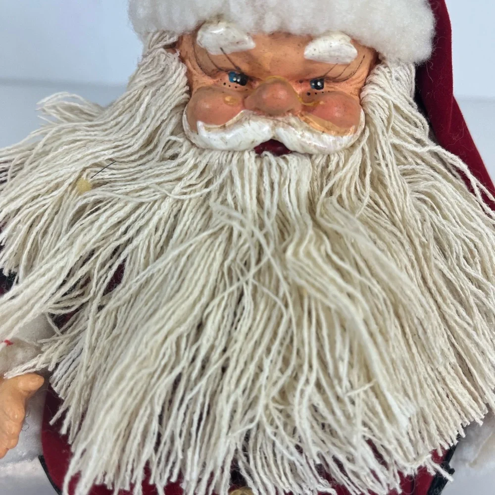 Vintage Silvestri Santa Claus 8” Height Christmas Ornament‎
